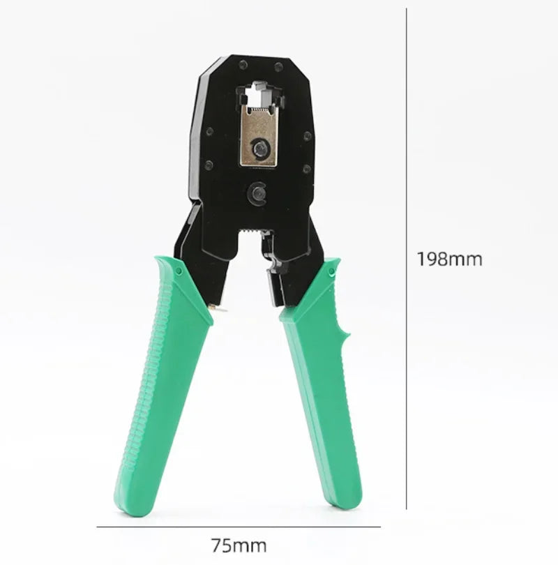 Network Cable Crimping Stripping Pliers & Tester – RJ45 RJ11 Cable Crimping Tool Qme