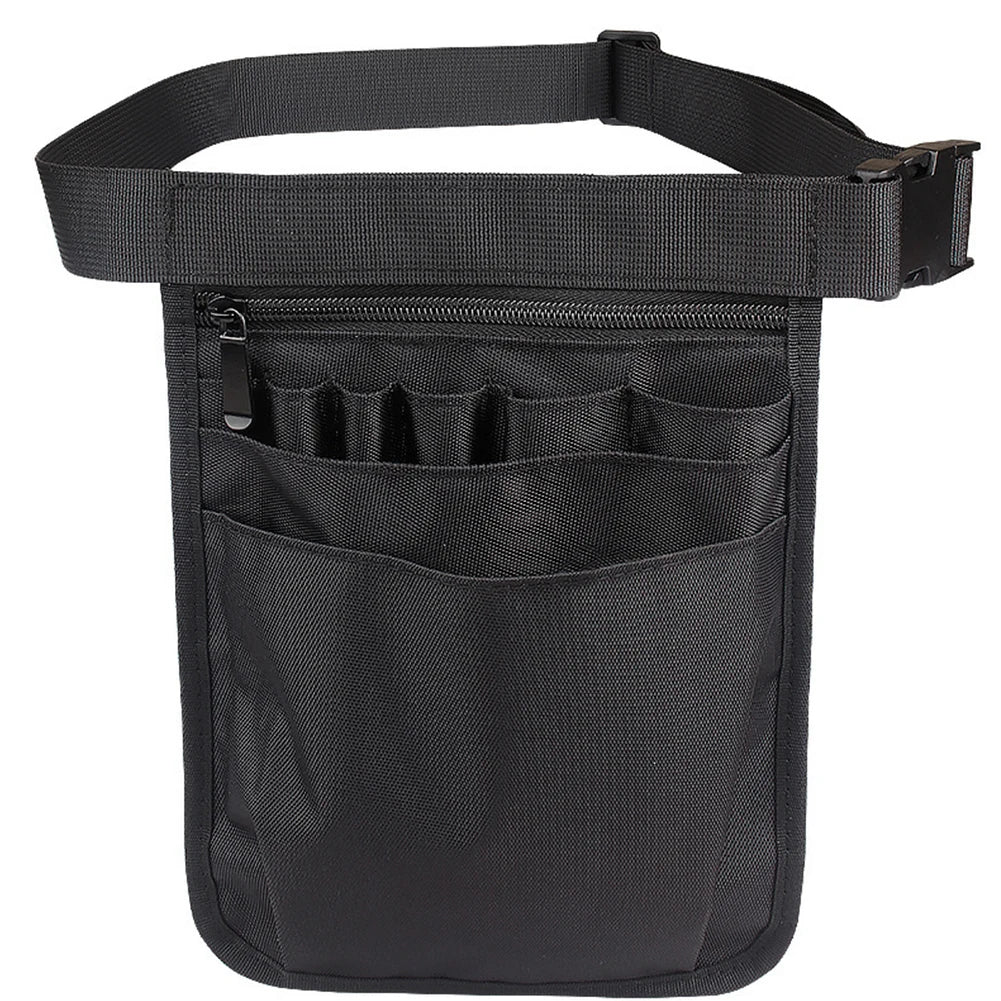 Oxford Cloth Tool Waist Bag – Adjustable Multi-Pocket Organizer Tool Waist Bag Qme