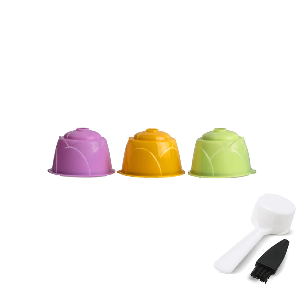 Reusable Dolce Gusto Pods – Refillable Coffee Capsule Filters Coffee Capsule Filter Qst 3pcs