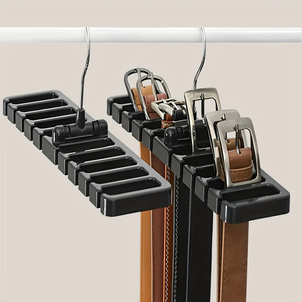 Space-Saving Belt & Scarf Hanger Organizer | 3 Colors Closet Hanger Organizer Qme