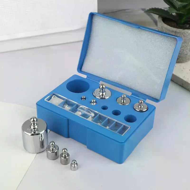 17-Piece Precision Digital Scale Calibration Weight Set 10mg–100g Scale Calibration Weights Qme
