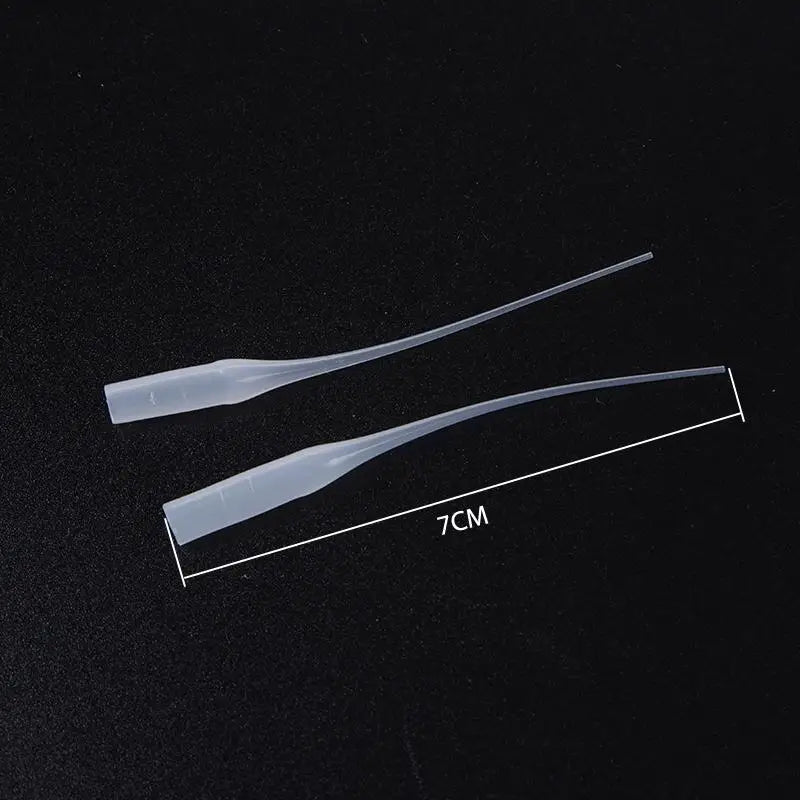100pcs CA Glue Micro Applicator Tips – Precision Nozzle Extenders Glue Applicator Tips Qst 0 7cm