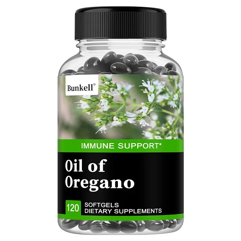 Oil of Oregano Vegan Capsules – Antioxidant & Immune Support Herbal Supplement Qst 120 count-1 bottle