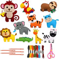 Woodland Animals DIY Felt Sewing Craft Kit for Kids Kids Sewing Craft Kit Qme A
