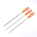 3-Piece Chainsaw Sharpening File Set – 4.0, 4.8 & 5.5mm Chainsaw Sharpening File Qme White 3pcs