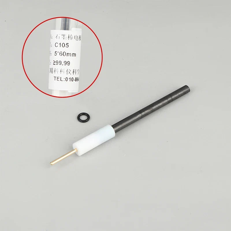 High-Purity Carbon Anode Electrode Rod – 3mm 4mm 5mm Electrolysis Carbon Electrode Rod Qme 5x60mm