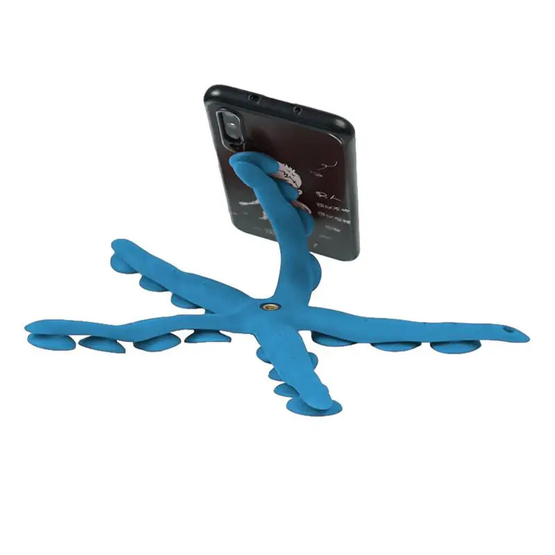 Octopus Flexible Phone & Camera Holder – Bendable Suction Mount Flexible Phone Stand Qst
