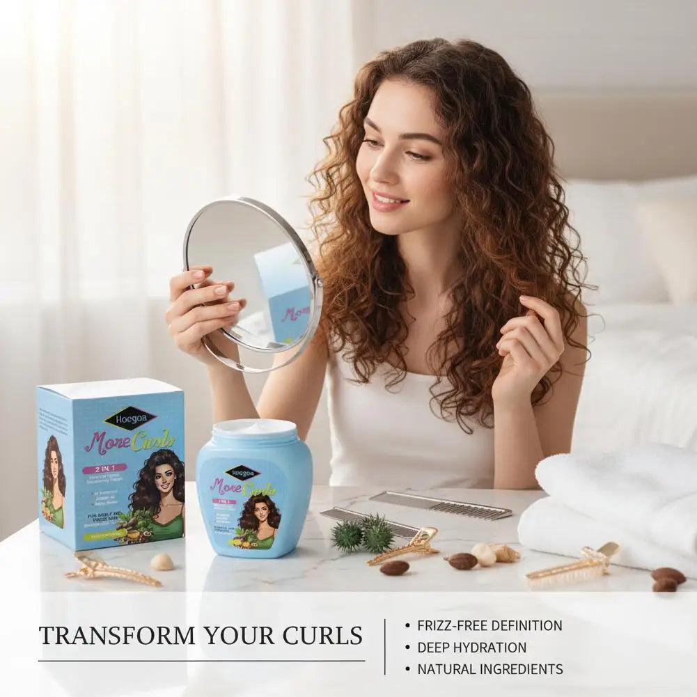 Leave-In Conditioner for Curly & Dry Hair | Hydrates & Smooths Leave-In Conditioner Qme