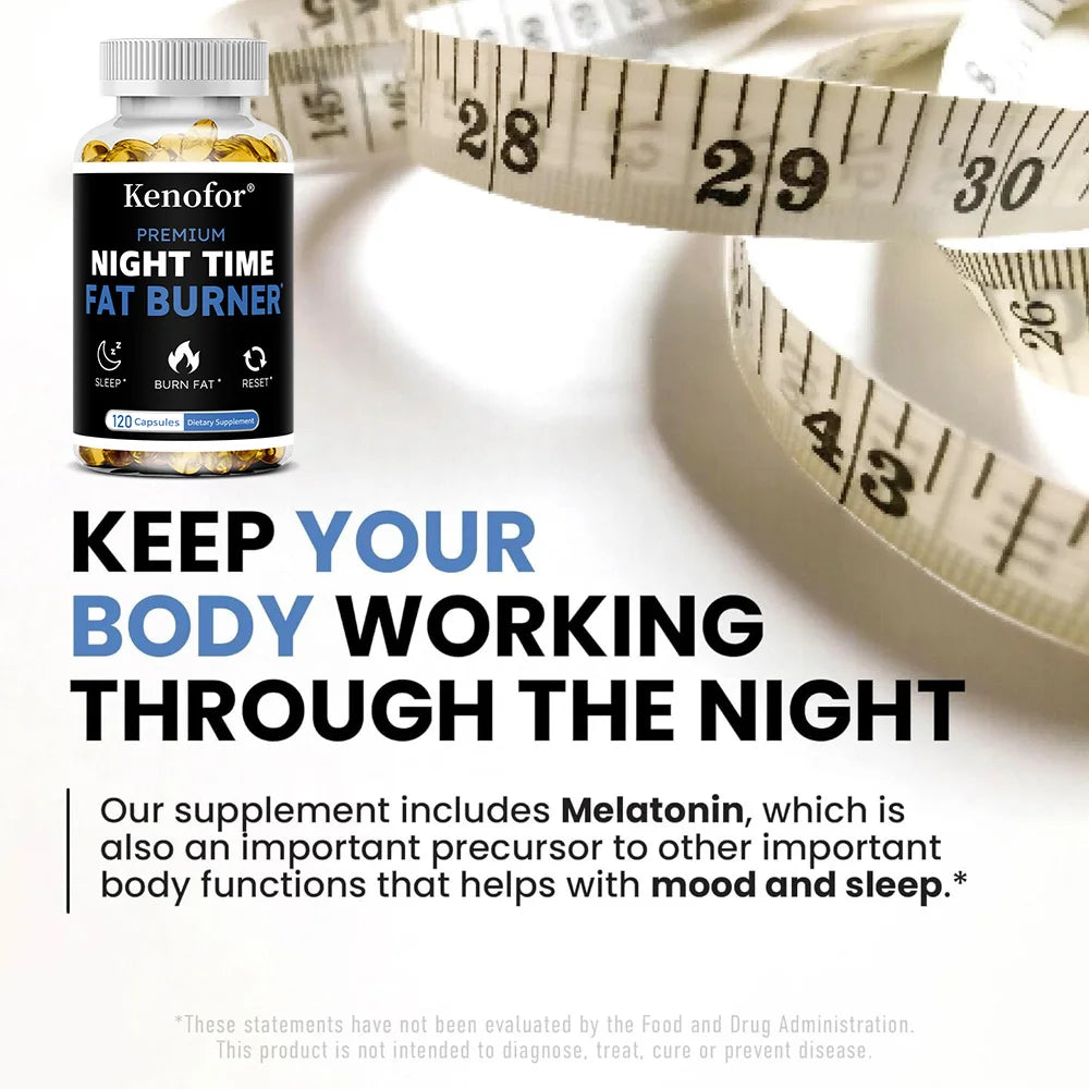 VITALXTRA Nighttime Metabolism Booster – Sleep & Weight Support Nighttime Supplement Qst
