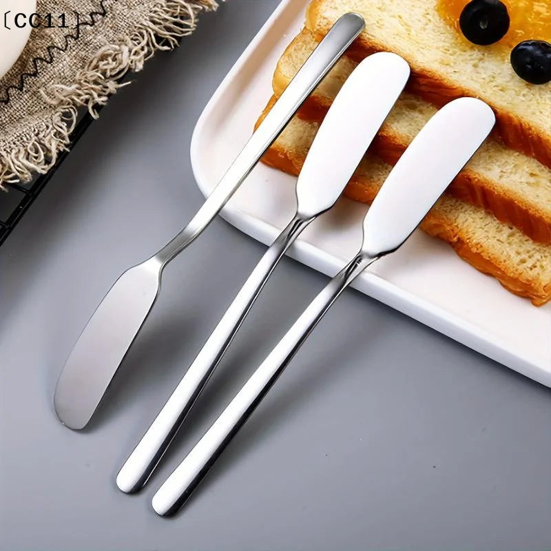 Stainless Steel Butter Knife & Sandwich Spreader | 4 Colors Butter Knife Spreader Qme
