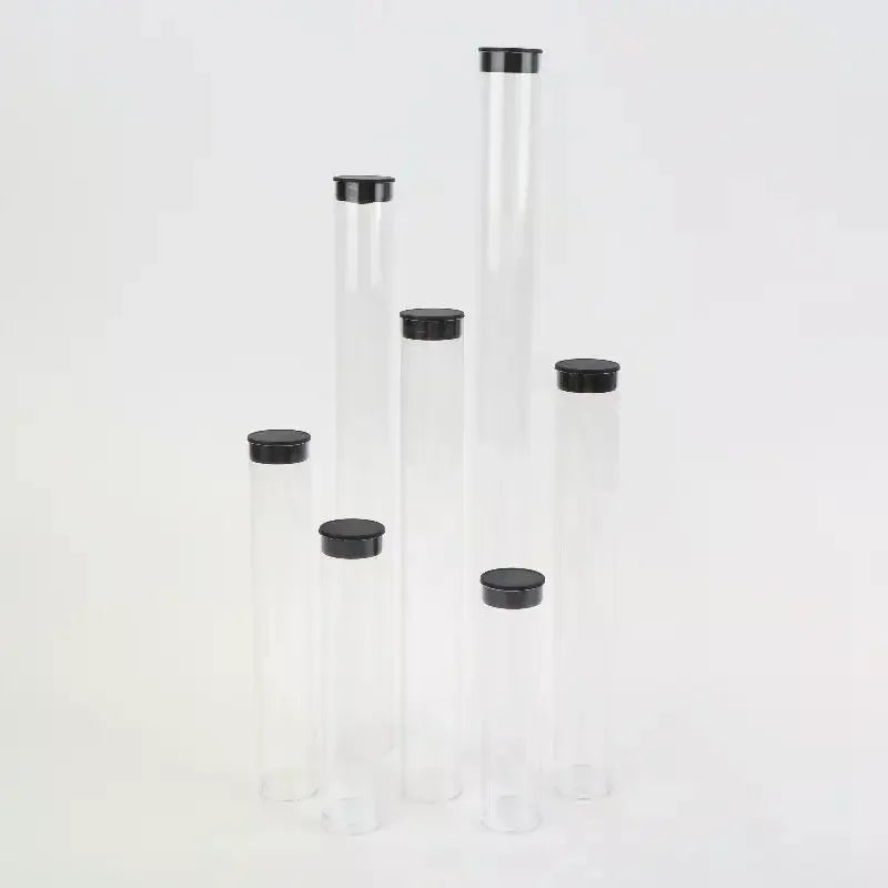 Clear Travel Toothbrush Case Storage Tubes with Lids – 5-Pack Toothbrush Travel Case Qme