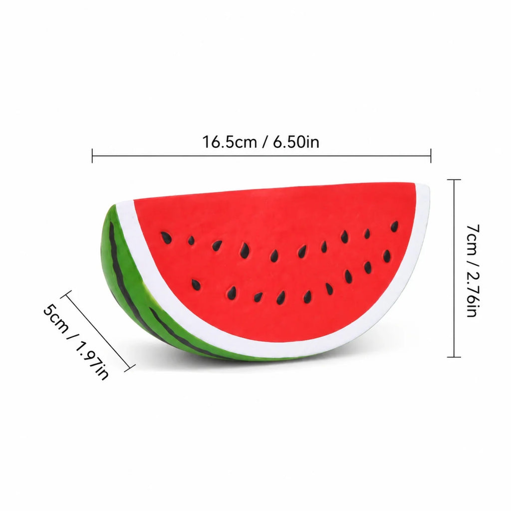Realistic Watermelon Squeeze Toy – Fun Sensory Toy for All Ages Novelty Squeeze Toy Qme