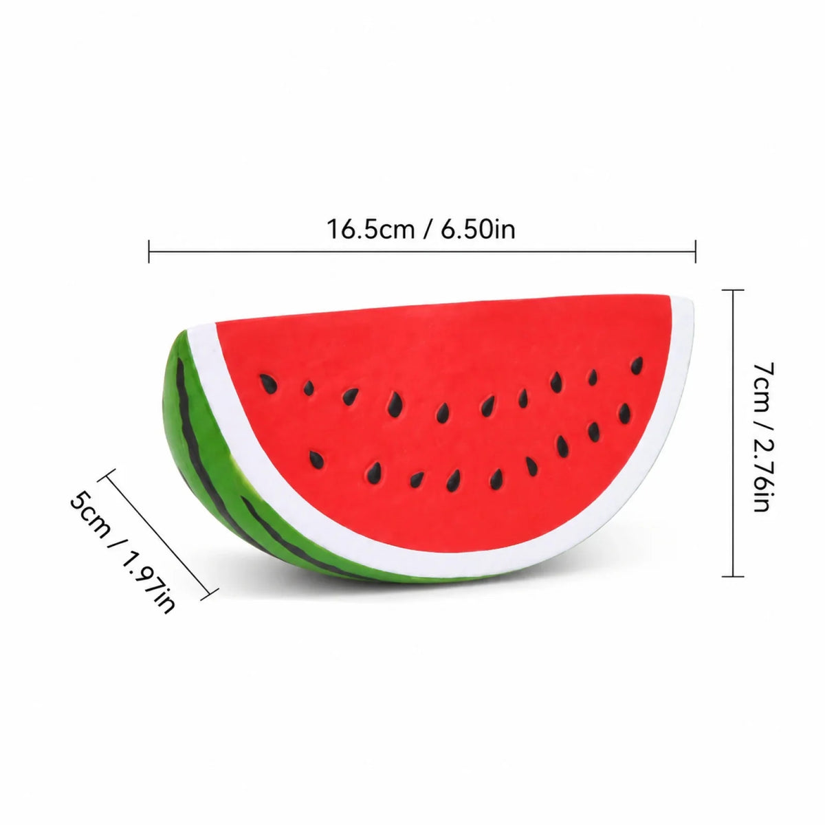 Realistic Watermelon Squeeze Toy – Fun Sensory Toy for All Ages Novelty Squeeze Toy Qme