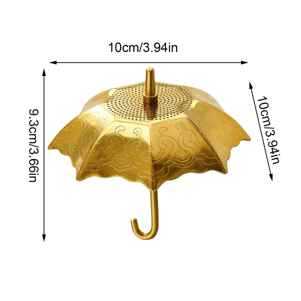 Stainless Steel Loose Leaf Tea Strainer – Umbrella Filter Loose Leaf Tea Strainer Qme