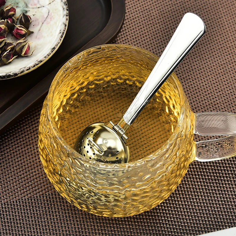 Stainless Steel Spoon Tea Infuser – Fine Mesh Loose Leaf Strainer Tea Infuser Strainer Qst
