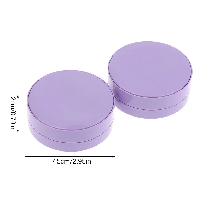 Air Cushion Foundation Case with Mirror & Puff | DIY Compact Makeup Compact Case Qst onesize