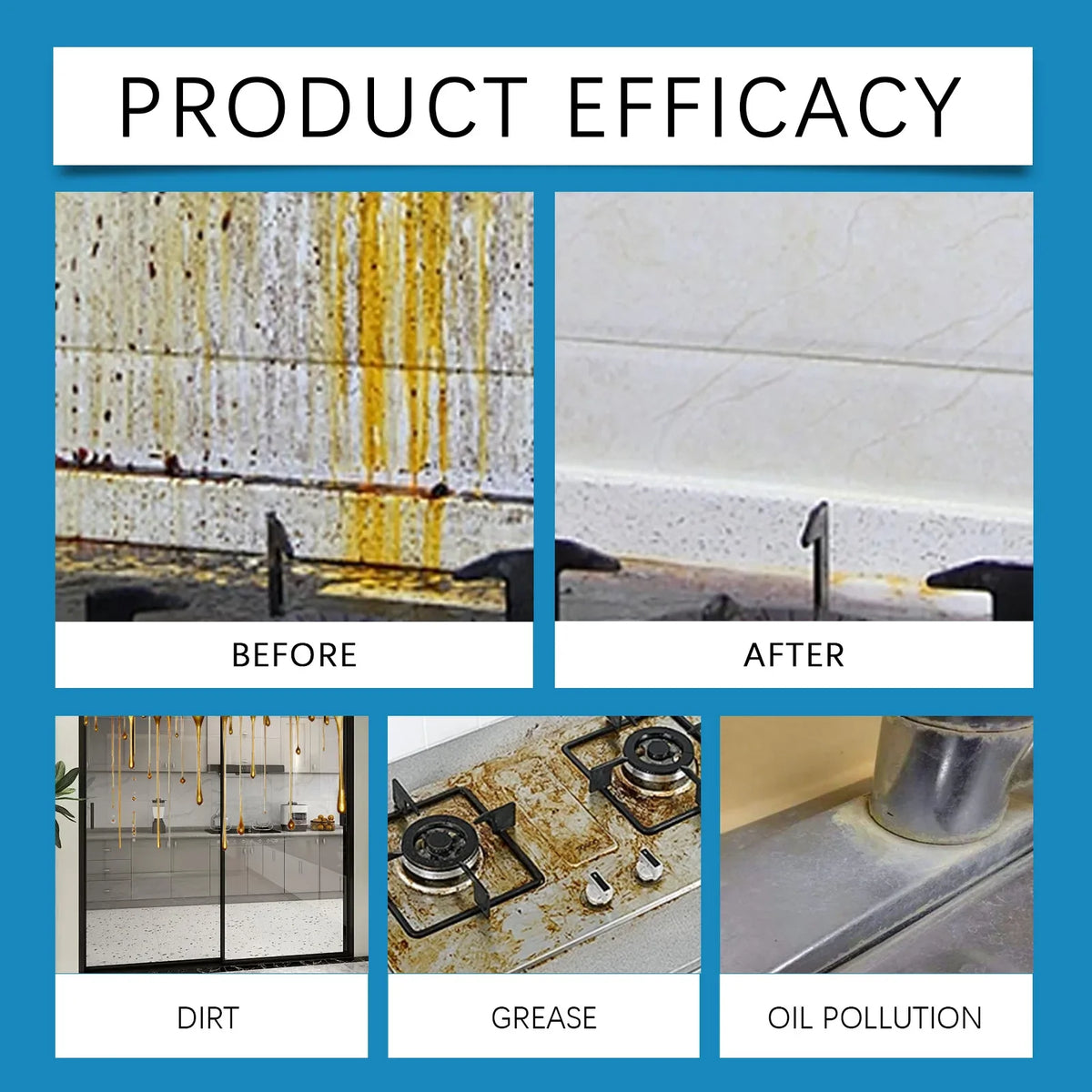 Multipurpose Heavy-Duty Foam Degreaser – Kitchen & Fabric Cleaner Foam Degreaser Cleaner Qme