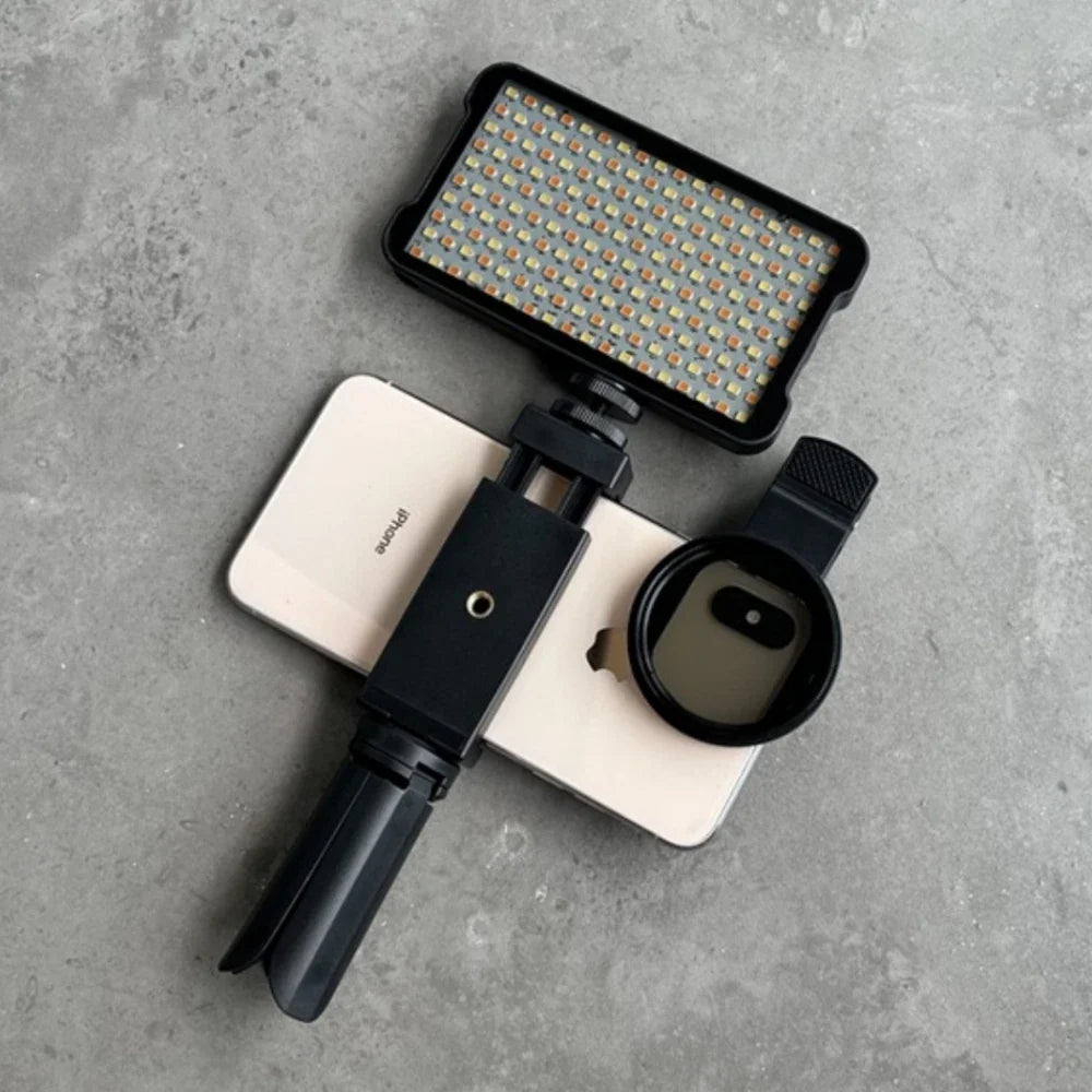 Professional Tattoo Fill Light 180 LED Beads & CPL Filter Tattoo Photography Light Qme