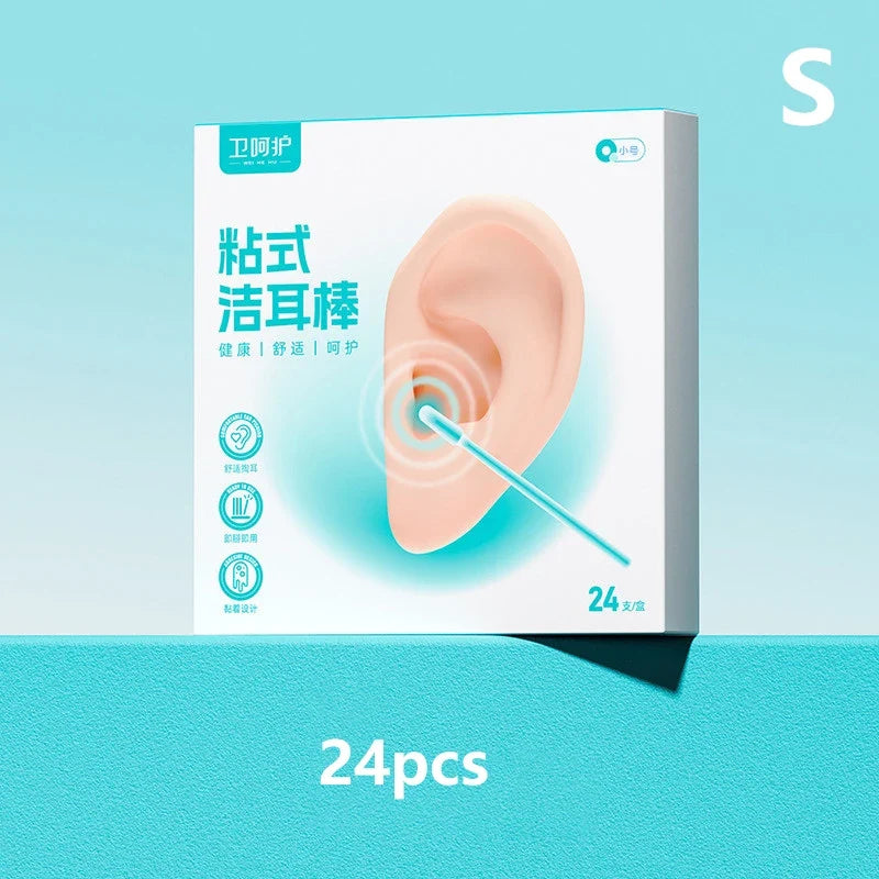 Reusable Silicone Ear Swabs – Soft Sticky Wax Removal Tool Silicone Ear Swabs Qme small
