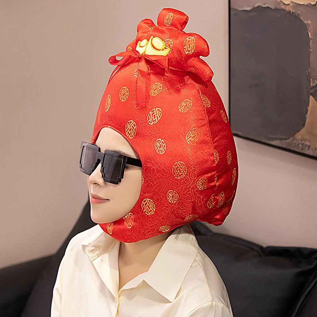 Plush Party Hat Headpiece | Costume & Photo Prop Costume Hat Headpiece Qme