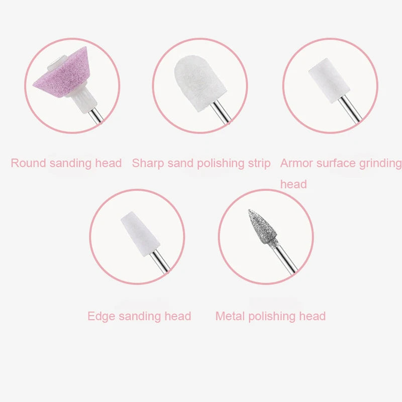 VIMYSHOW 6-in-1 Cordless Electric Nail Drill & Manicure Kit Electric Nail Drill Qst