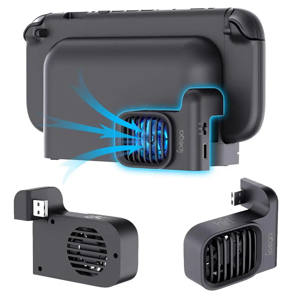 Nintendo Switch 2 Dock Cooling Fan – 2-Speed USB Console Cooler Console Cooling Fan Qme