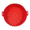 Air Fryer Silicone Liner Basket – Nonstick Round Pot Insert Air Fryer Liner Qme Red CN