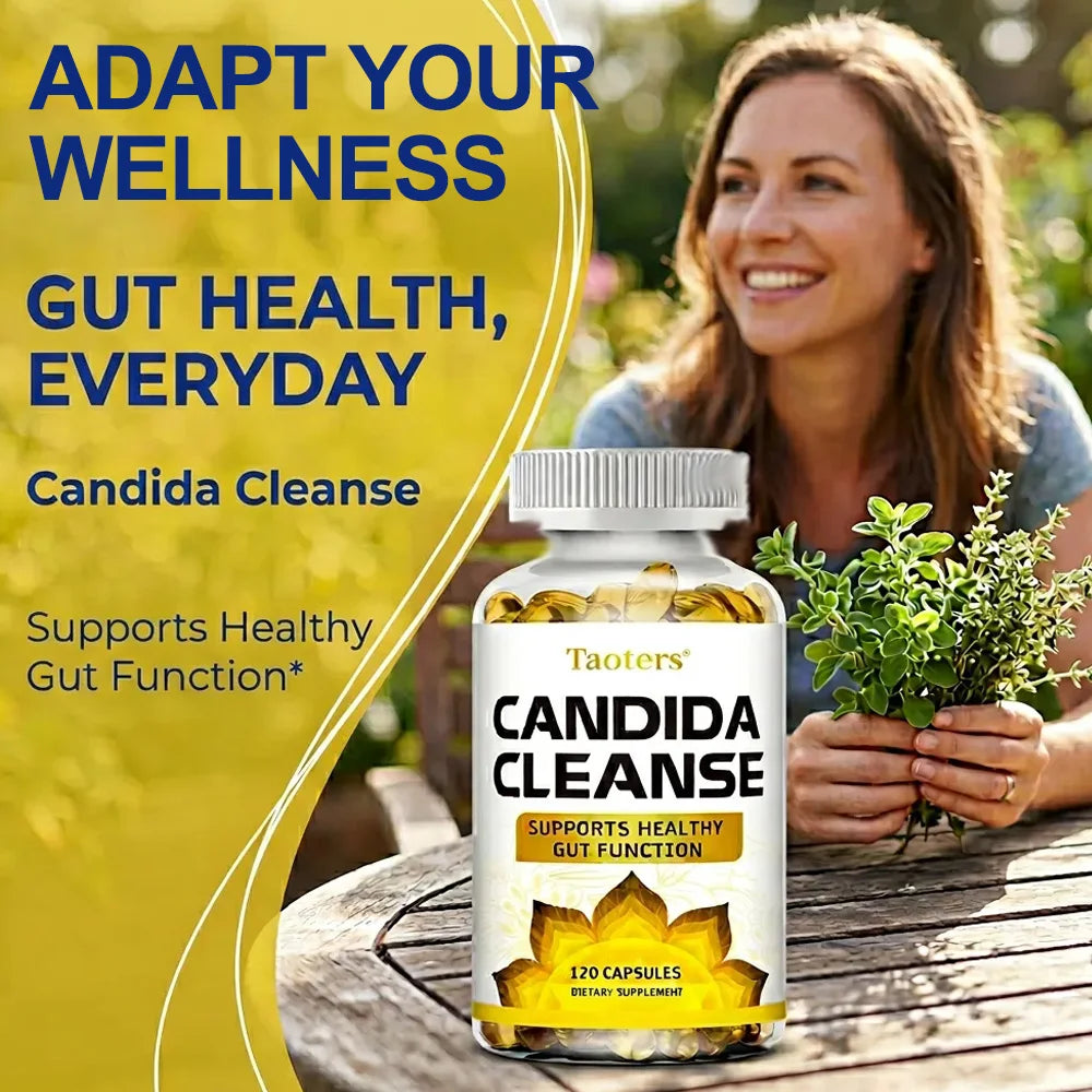 ZENVITALIZE Candida Cleanse – Gut Detox & Digestive Support Digestive Support Supplement Qst