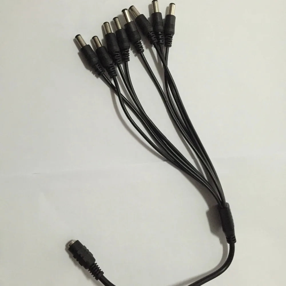 DC 12V 5A Power Supply Adapter 8-Way Split Cable CCTV DVR CCTV Power Adapter Qme