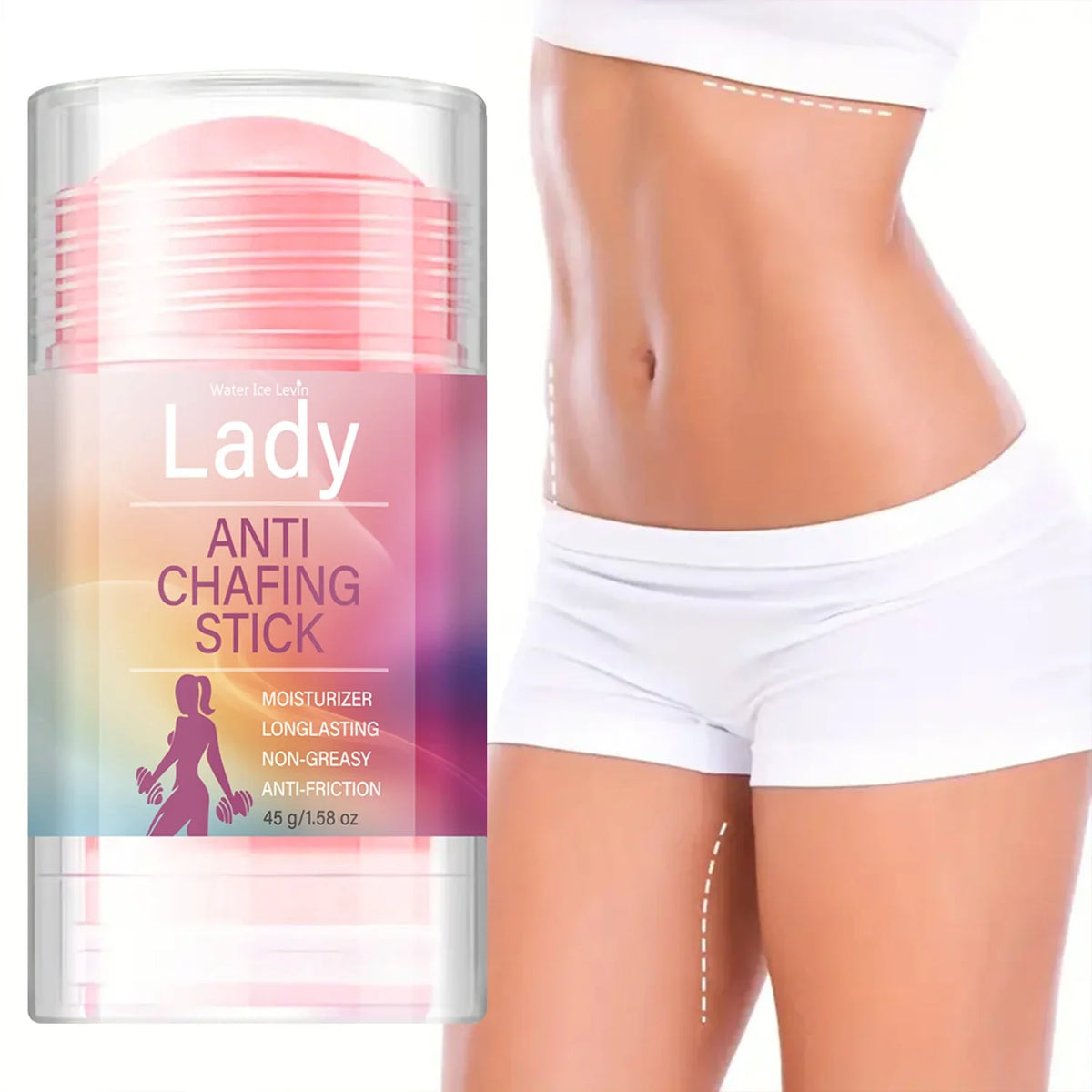 Anti-Chafing Moisturizing Stick for Women | Non-Greasy Body Bar Anti-Chafing Body Stick Qme