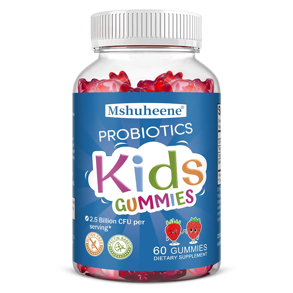 DETOXXTRA Probiotic Gummies 2.5B CFU – Family Berry Supplement Probiotic Gummies Qst 60 count-1 bottle