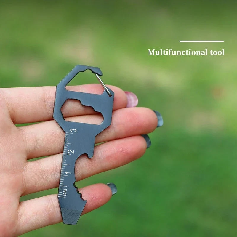 Cassette EDC Tool Card – Keychain Bottle Opener & Hex Tool EDC Multi-Tool Card Qme