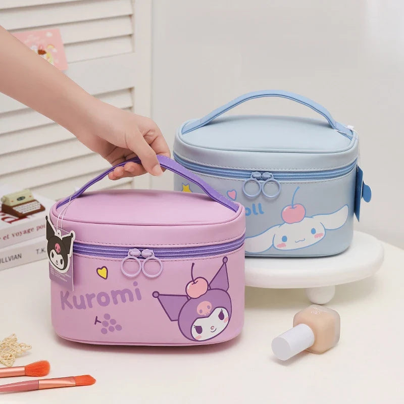 Hello Kitty Kuromi Cartoon Handbag – Large Capacity PU Tote Cartoon Handbag Qme
