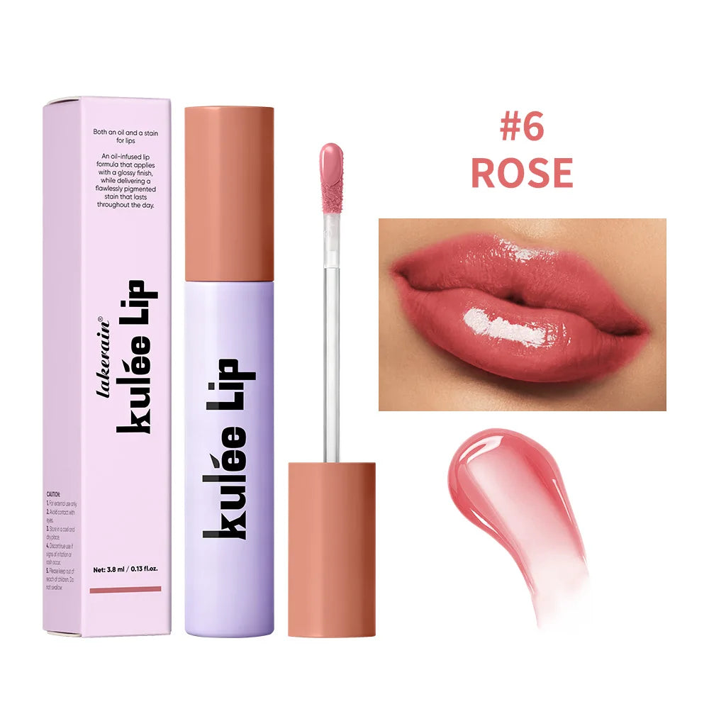 Lakerain Moisturizing Lip Oil Gloss – Nourishing & Long-Lasting Lip Oil Gloss Qst 06