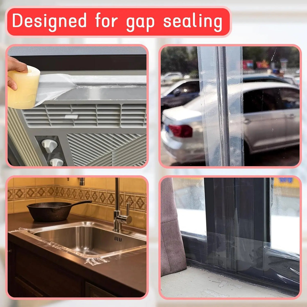 Transparent Weather Stripping Tape for Windows & Doors Weather Stripping Tape Qme