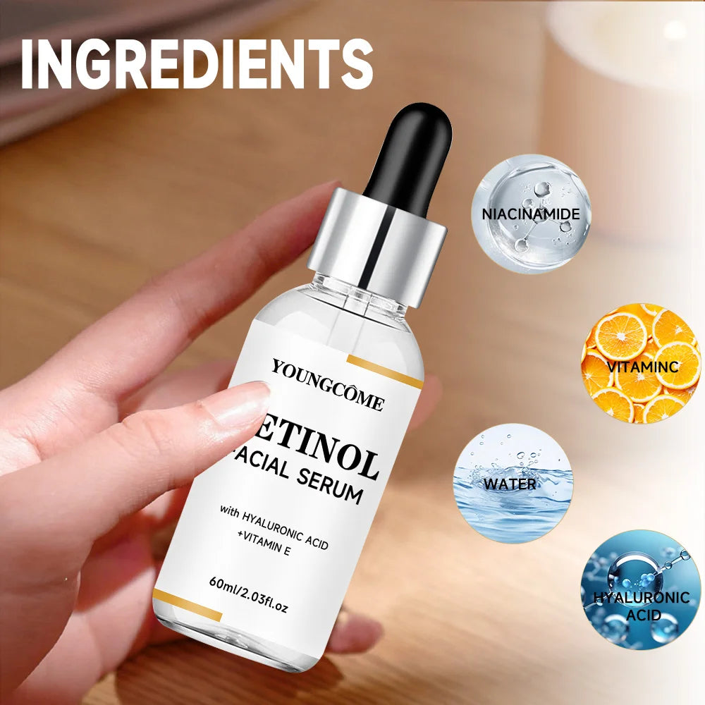 YOUNGCOME Retinol Serum – Vitamin C & Hyaluronic Acid Face Face Serum Qst