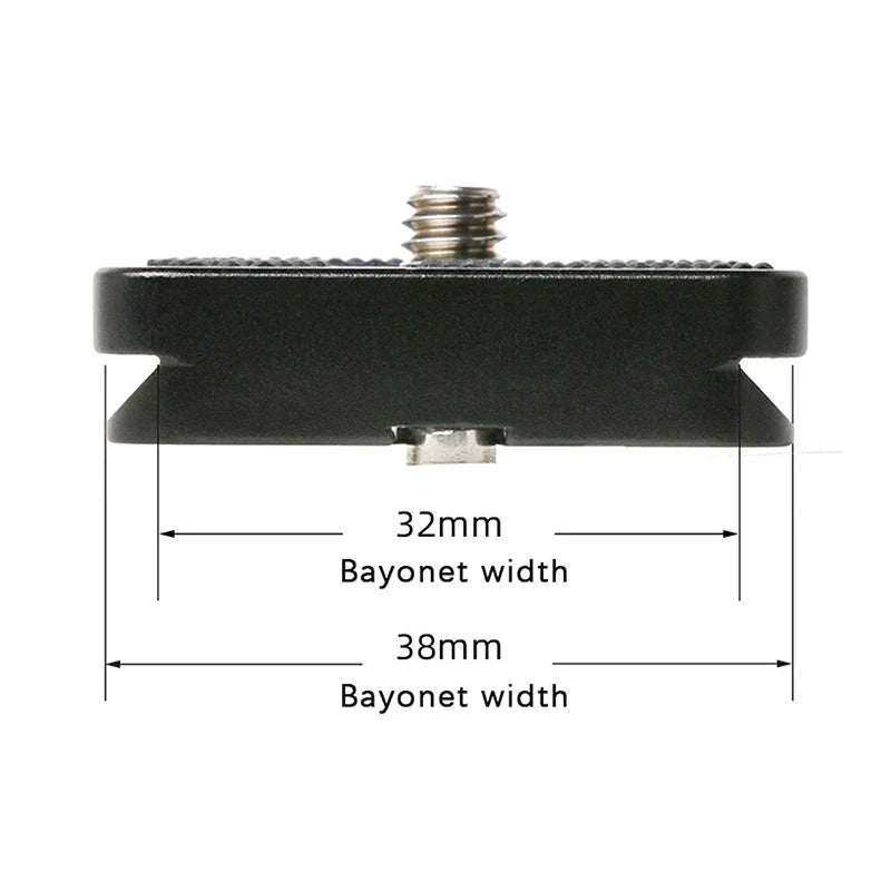 1/4" Screw Tripod Quick Release Adapter – Aluminum Alloy Tripod Adapter Qme