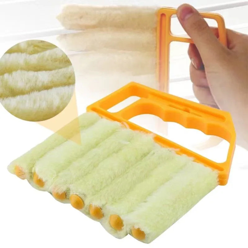 Venetian Blind Cleaning Brush | Multi-Functional Duster Tool Blind Cleaning Brush Qme