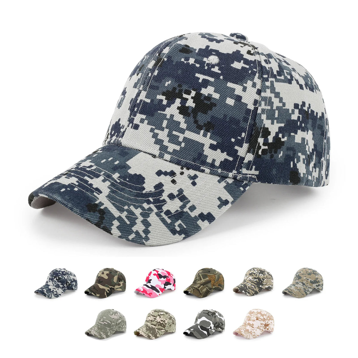 Unisex Camouflage Baseball Cap – Hiking, Camping & Running Outdoor Baseball Cap Qme