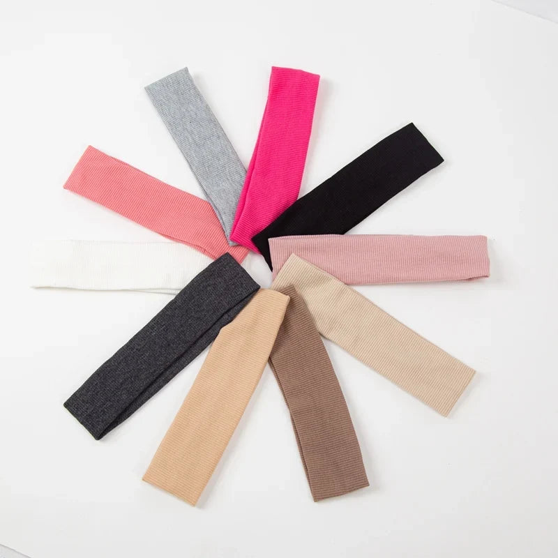 Unisex Elastic Sports Headband – Yoga, Running & Gym Hair Band Sport Yoga Headband Qme
