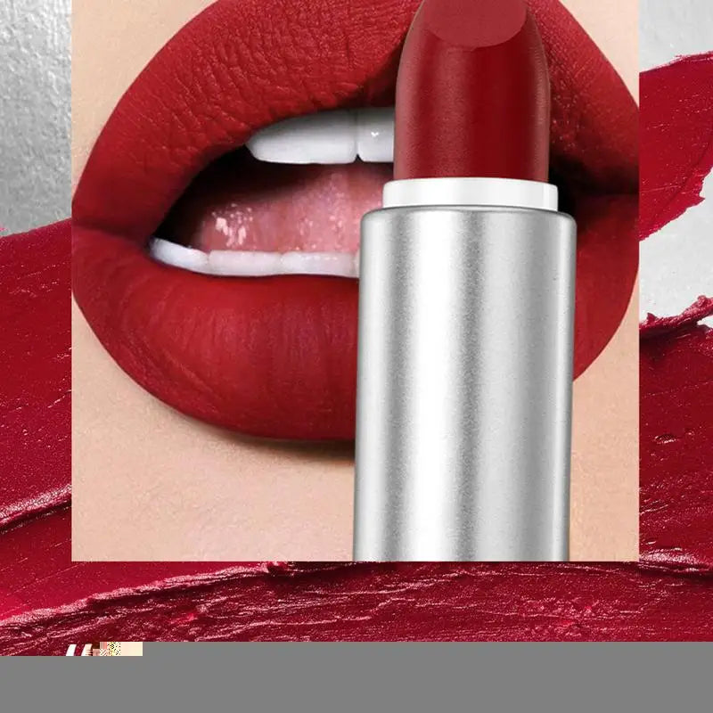 Matte Velvet Lipstick Pencil – Smudge-Proof High-Pigment Matte Lip Pencil Qme