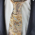 Men's Classical Silk Necktie – Business & Formal Party Tie Silk Necktie Qme color1