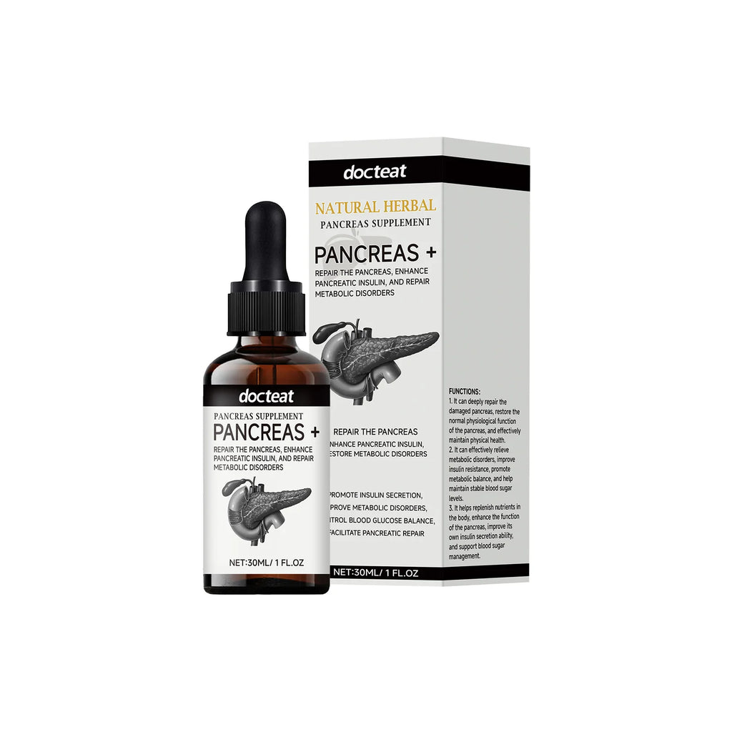 DOCTEAT Pancreas Support Supplement – Boost Vitality Daily Dietary Supplement Qst Default Title