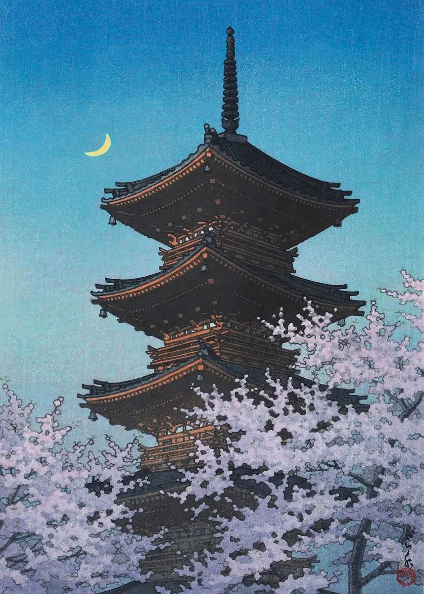 Kawase Hasui Japanese Landscape Canvas Poster | Wall Art Print