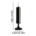 Handheld Sports Ball Pump with Needle – Soccer Basketball Inflator Sports Ball Pump Qst Black