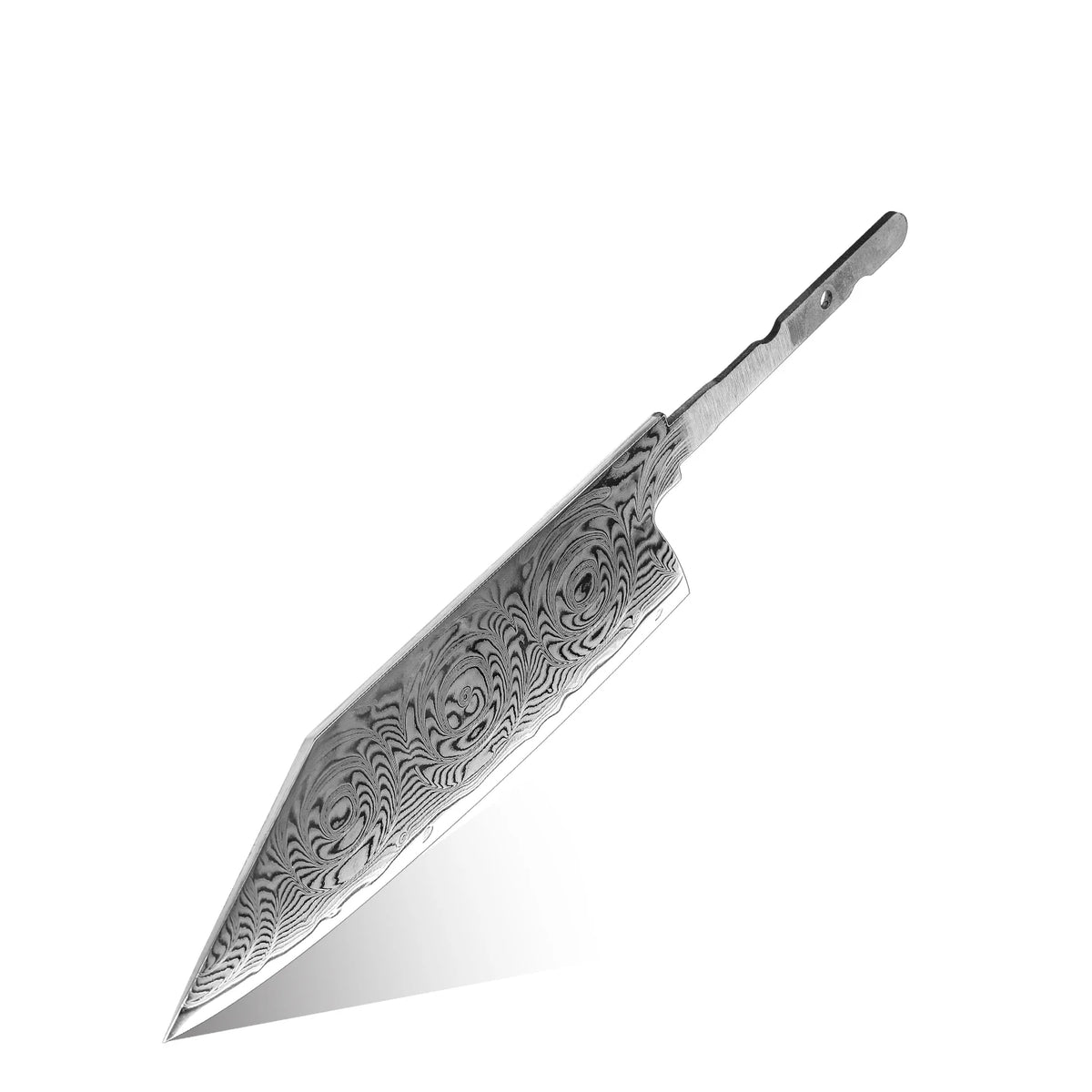 67-Layer Damascus Steel Knife Blank – DIY Custom Chef Blade Damascus Knife Blank Qst Bunka knife Blade