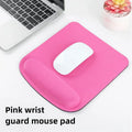 EVA Wrist Rest Mouse Pad – Anti-Slip & Soft Comfort Wrist Rest Mouse Pad Qme Pink