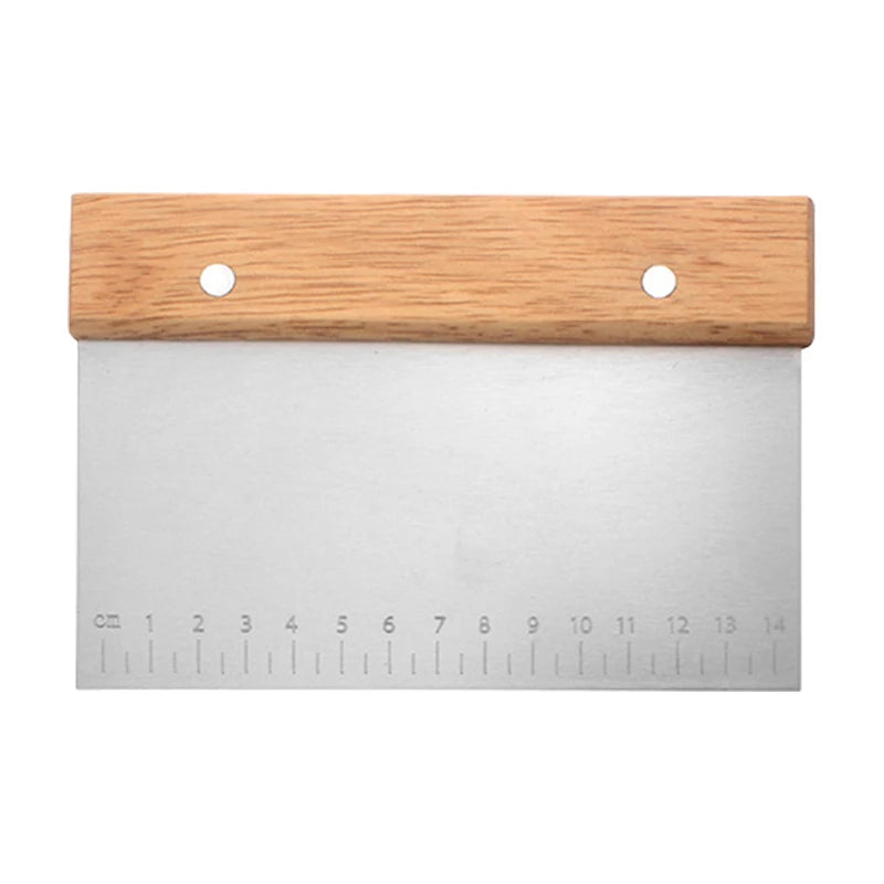 Stainless Steel Dough Scraper & Pastry Cutter with Scale Dough Scraper Qst Cutters B 1