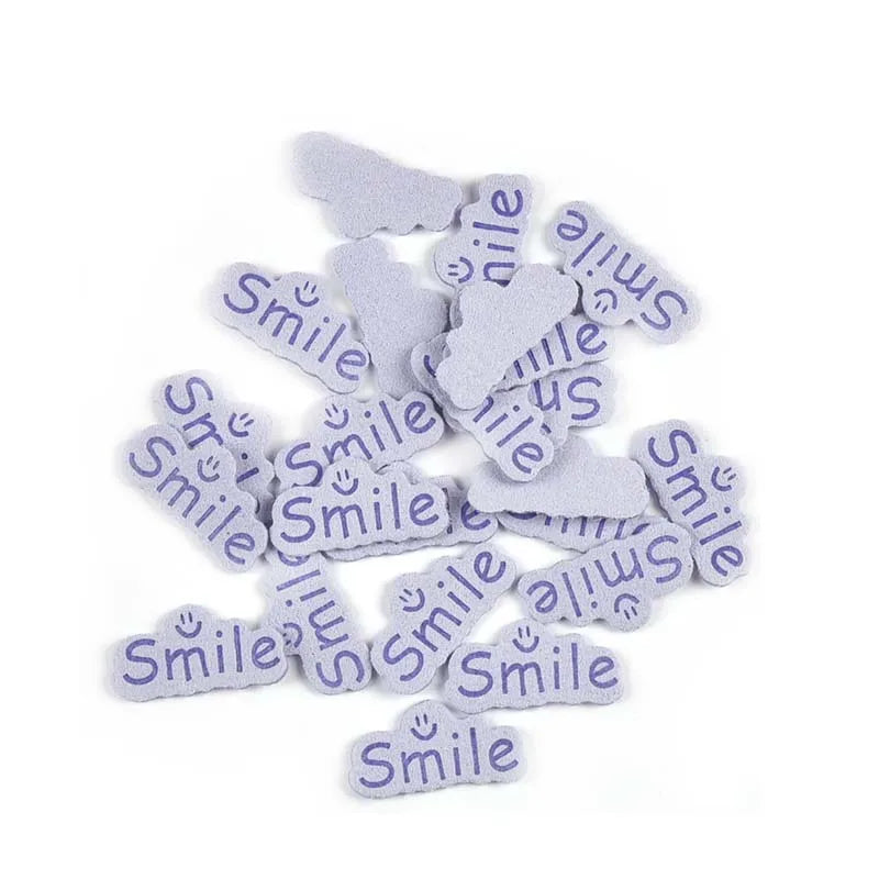 Smile Embossed Leather Sewing Labels for Clothes & DIY Crafts Leather Sewing Labels Qme 5