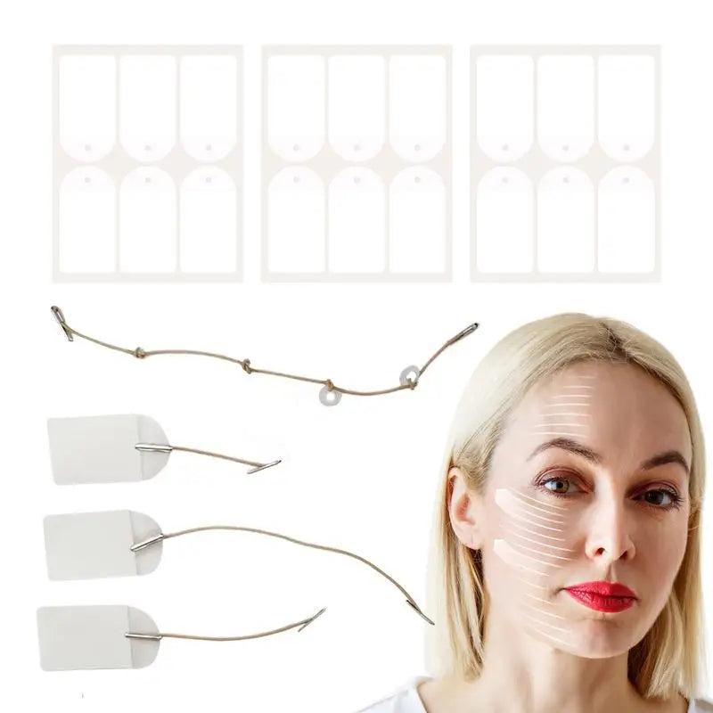Invisible Waterproof Face Lift Tape – V-Shape Breathable Face Lift Tape Qme